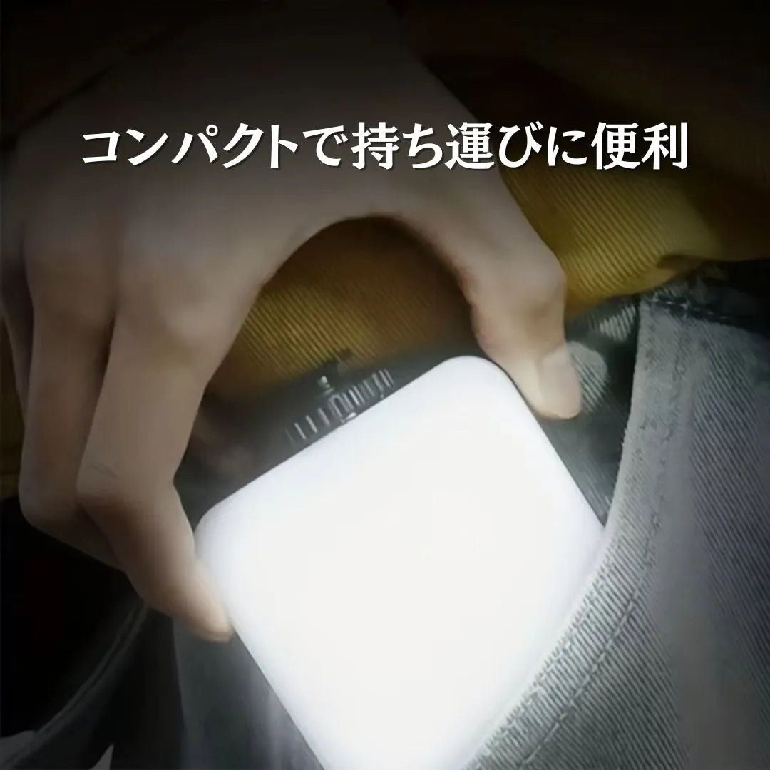 ポータブルミニLEDフィルライト｜クリップ式・USB充電